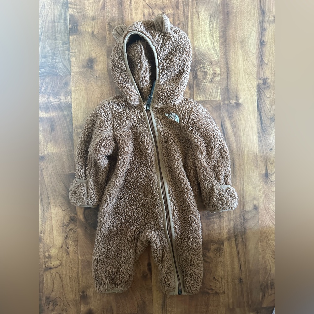 The North Face Brown Kids One Piece Footie - Picture 8 of 9